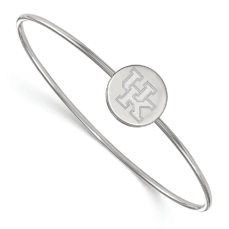 Sterling Silver University of Kentucky Bangle, 7 Inch