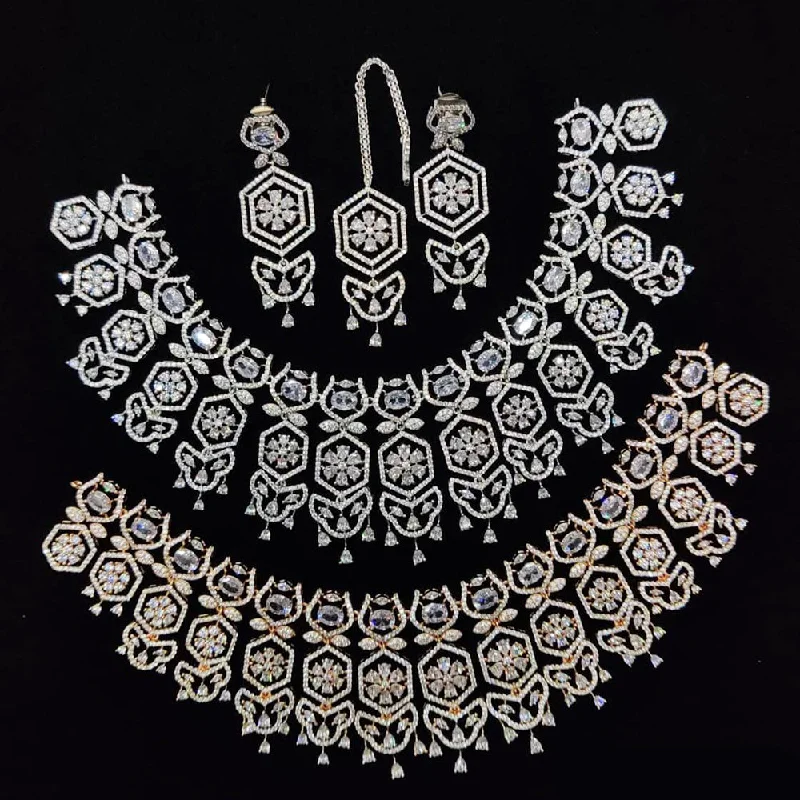 Kavita Art American Diamond Necklace Set