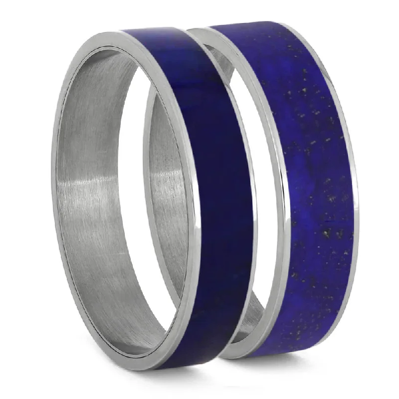 Lapis Lazuli Inlay Components for Modular Rings